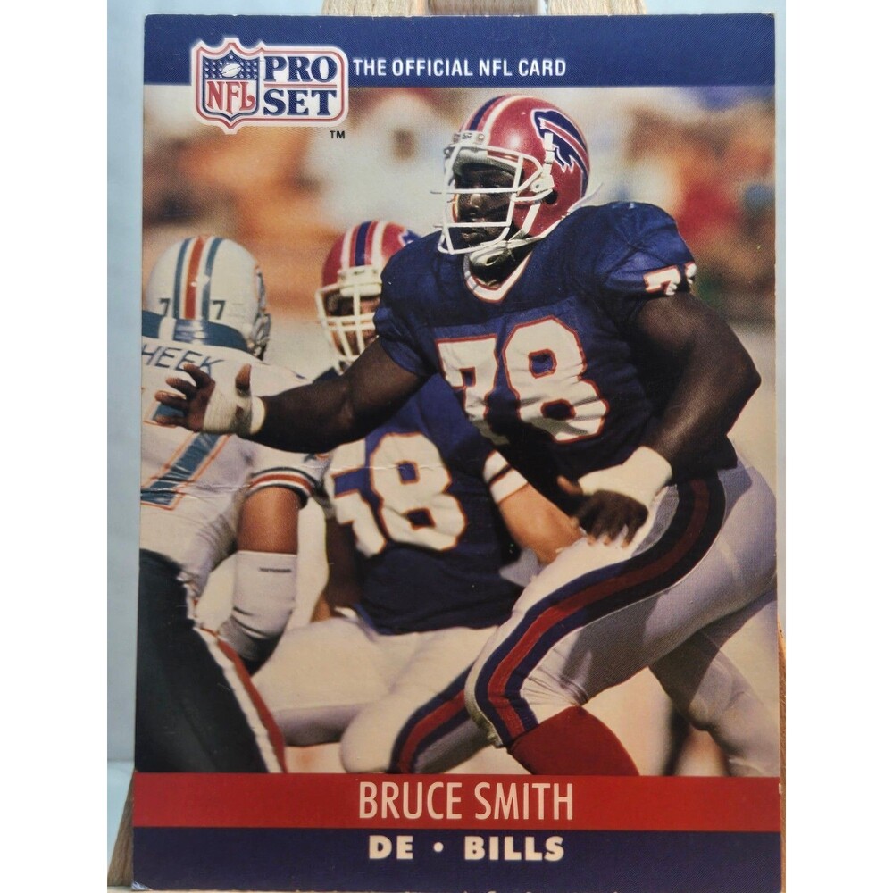 1990 Pro Set #443 Bruce Smith - Buffalo Bills NFL Football Card Defensive End